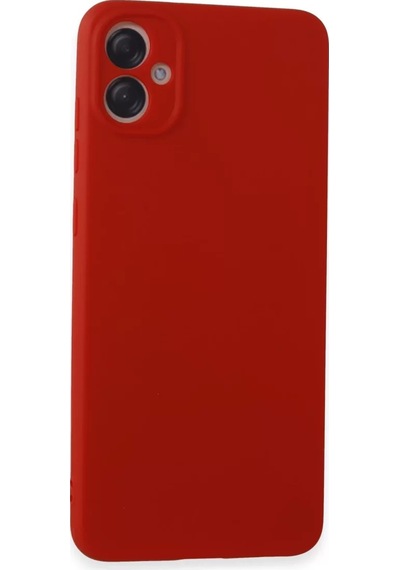 Newface Samsung Galaxy A05 Kılıf First Silikon - Kırmızı