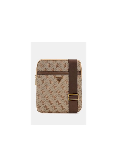 Guess Erkek Vezolla Smart Mini Omuz Çantası Kahverengi