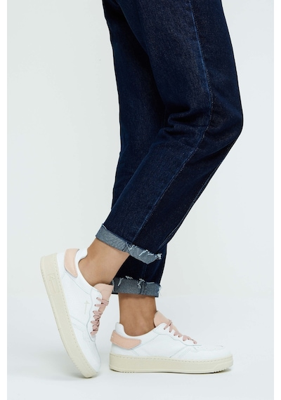 Fourline Kadın Hakiki Deri Pembe Sneakers & Spor Ayakkabı 991 Low Max Bn Ayk Y23 Rosa Pembe