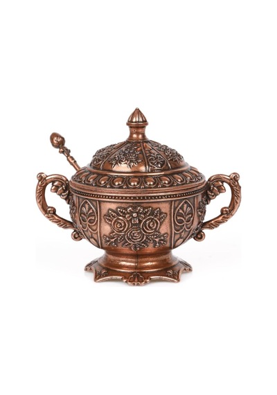 Dmt Copper Home Gaziantep Bakır Zamak Şekerlik Kase Takımı Yük:11cm Geniş:13 Cm& 2'li Set Takımı Diğer