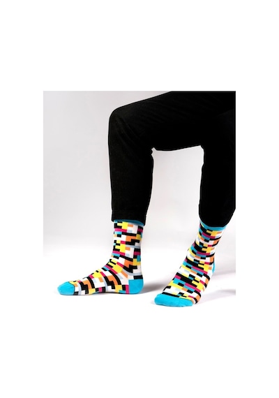 Ozzy Socks Blok Desenli Çorap Çok Renkli