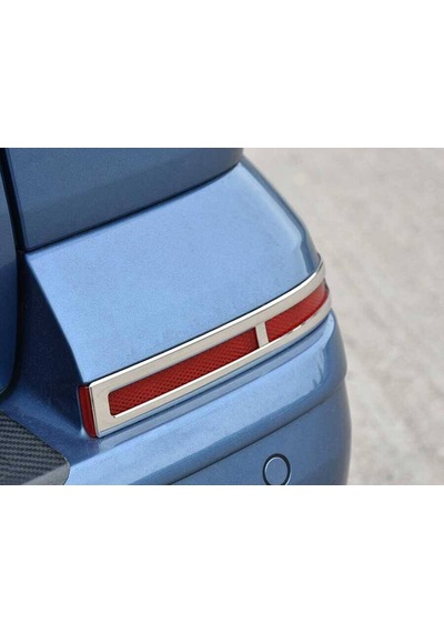 Vw T6 Transporter Krom Arka Reflektör Çerçevesi Tek Kapı 2 Parça