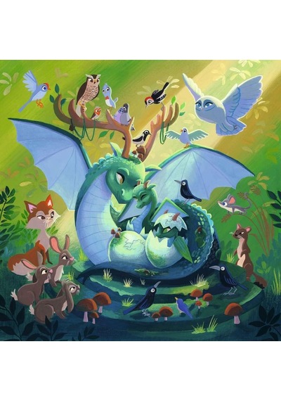51816 Büyülü Karakterler Puzzle, 3x49 Parça Standart
