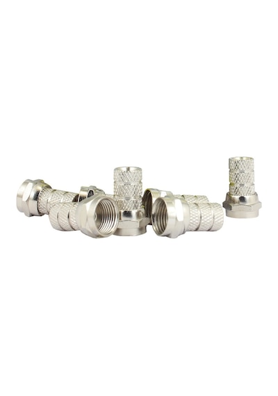 F Konnektör Rg58 Mini Kablo için İnce 100lü Paket Powermaster