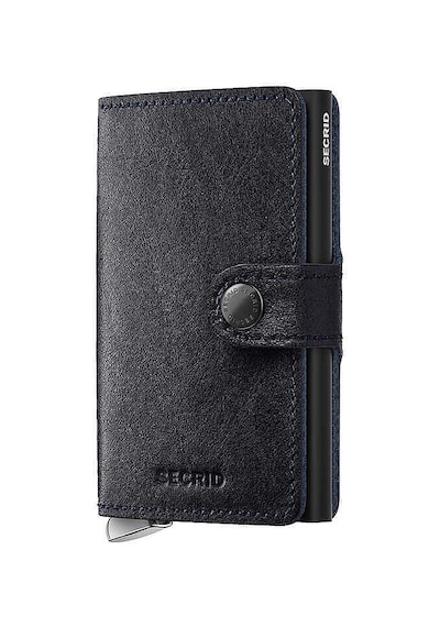 Secrid Premium Miniwallet+ Basco Kartlık Cüzdan, Siyah Çok Renkli