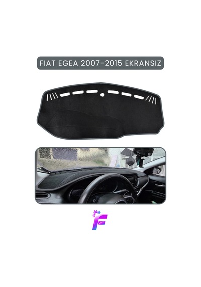 Fıat Egea 2007-2015 Ekransız Araca Özel Torpido Örtüsü Ön Göğüs Kılıfı Tam Koruma Tb14 Torpido Halısı