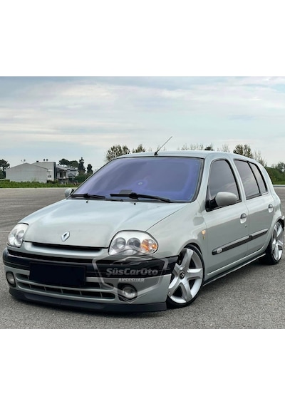 Renault Clio Symbol Hb&sedan 1998-2002 Uyumlu Üniversal Astra H Lip Esnek Ön Lip 2 Parça Tampon Altı Dil Karlık Ön Ek 00 Şüscaroto Aksesuar