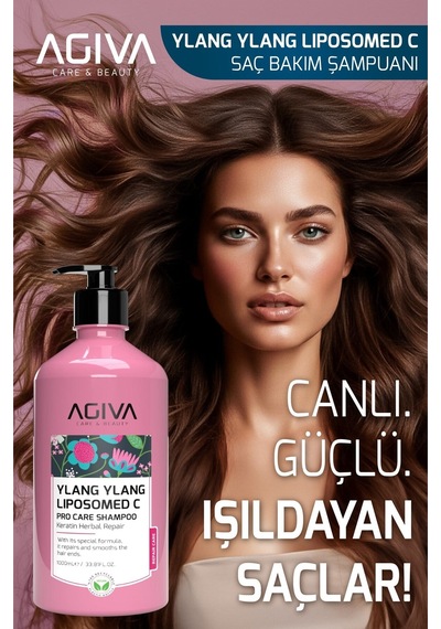 Ylang Ylang&lipozomed C Yıpranmış Ve Zayıf Saçlar İçin Onarıcı Şampuan 1000ml-vegan Tüm Saç Tipleri