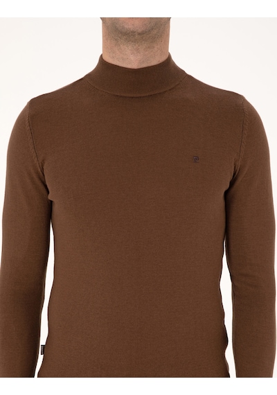 Pierre Cardin Erkek Koyu Kahverengi Kazak /triko 50314176-vr084 Koyu Kahverengi