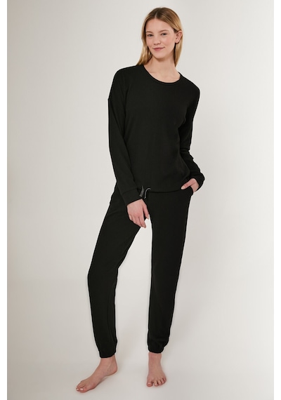 Pierre Cardin Siyah Kadın Pijama Takımı Siyah