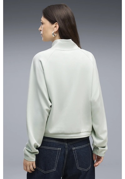 Puma Pumatech Sense Kadın Yarım Fermuarlı Sweatshirt Creme De Mint