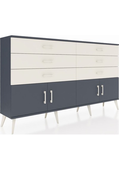 Arges Konsol 2 Raflı 6 Çekmeceli 4 Kapaklı 176x30x99 Antrasit-ant Antrasit-antrasit/aytaşı Arges Konsol 2 Raflı 6 Çekmeceli 4 Kapaklı 176x30x99 Antrasit-ant Antrasit-antrasit/aytaşı