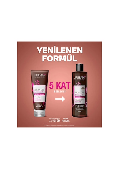 2 Adet Urban Care Şampuan 350 Ml Intense Keratin