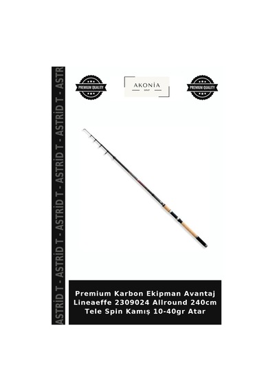 Premium Karbon Ekipman Avantaj Lineaeffe 2309024 Allround 240cm Tele Spin Kamış 10-40gr Atar Standart