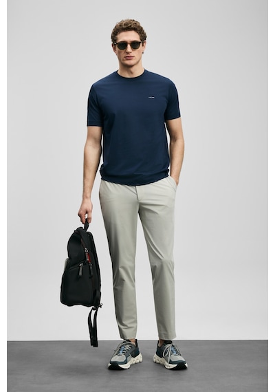 Lufian Daxon Smart Erkek Chino Pantolon Slim Fit Taş Taş 111190359100190