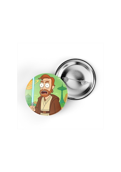 Obi-wan Kenobi - 44 Mm İğneli Çanta Rozeti - 5 Adet Diğer