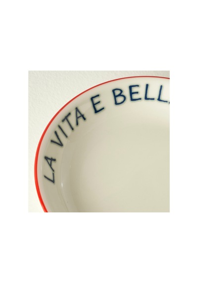Bella Maison Line Porselen Büyük Sunum Kasesi Kırmızı 15 Cm Kırmızı