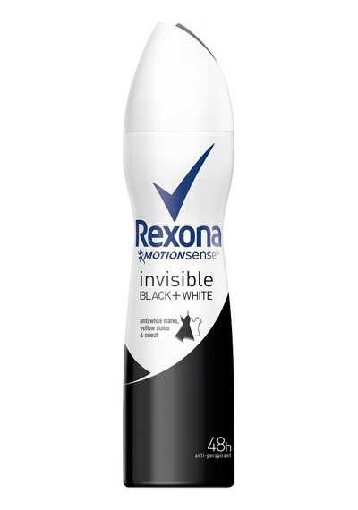 Rexona Black + White Invisible Kadın Sprey Deodorant 150 ML