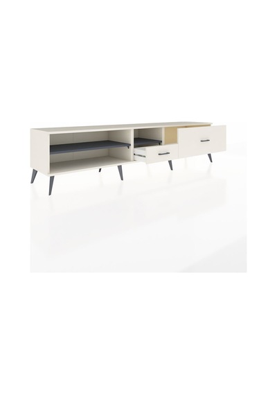 Hyperion Tv Ünitesi 2 Raflı 2 Çekmeceli 220x44x51 Aytaşı-antrasit/aytaşı Antrasıt/aytası - Aytası Hyperion Tv Ünitesi 2 Raflı 2 Çekmeceli 220x44x51 Aytaşı-antrasit/aytaşı Antrasıt/aytası - Aytası