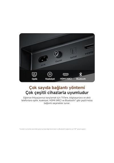 Xiaomi Soundbar Pro 2.0 Siyah 84W NS5-EU Bluetooth Soundbar