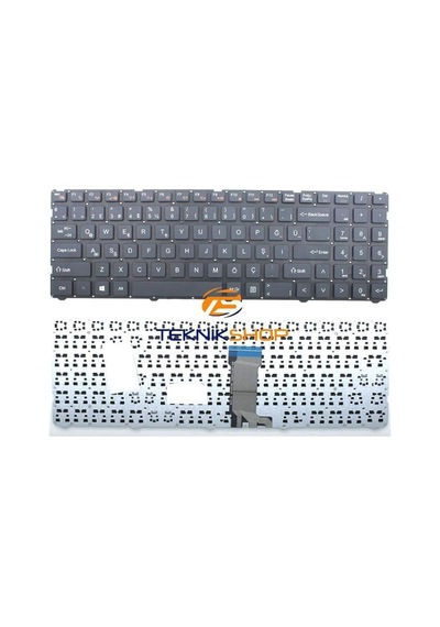 Casper Nirvana C600.7200-8d30x-s Notebook Klavyesi Siyah Tr 96078888