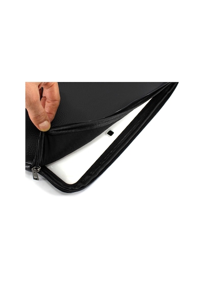 Deri,Se Club 1993 Orta Boy 13 Ve 14 İnç Macbook Kılıf, Notebook Laptop Çantası Siyah