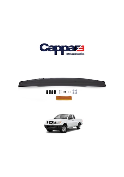 Cappafe Nissan Navara Ön Kaput Koruyucu Rüzgarlık 4Mm Abs 06-15