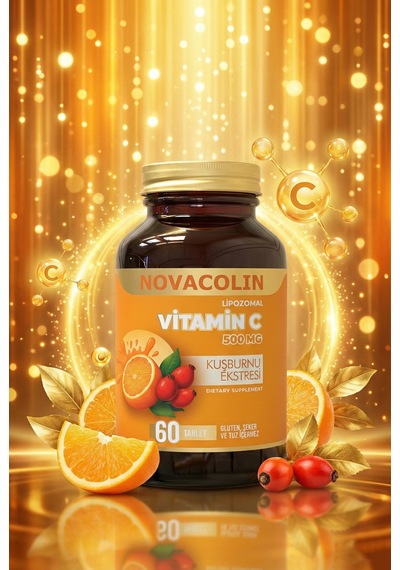Vitamin C + Rose Hips 60 Tablet