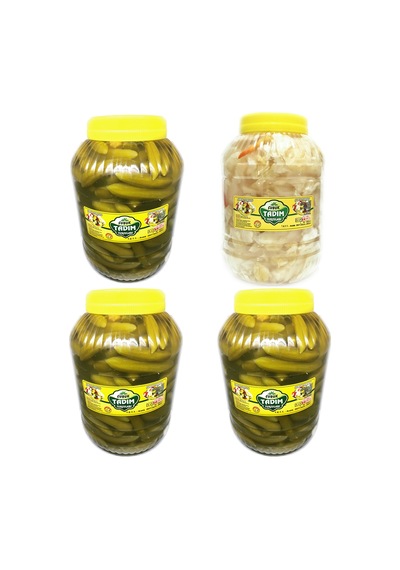 Çubuk Tadım Turşuları No 0 Salatalık Turşusu 3 x 5 KG + Lahana Turşusu 5 KG