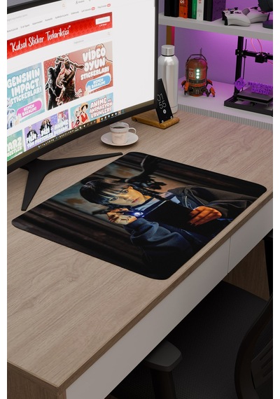 Wednesday V3 48x40 Xl Gaming Kauçuk Kaymaz Taban Mouse Pad Fare Altlığı