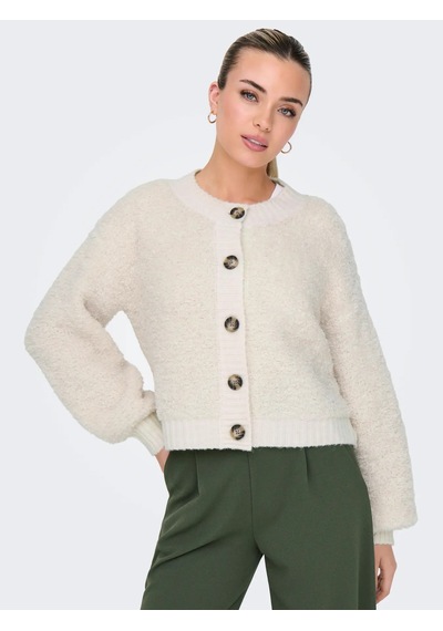Jdy Jdyeira Life L/s Oneck Cardigan Kadın Hırka 15337012 Ekru