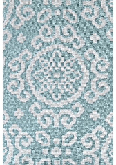 Duck Damask Kırlent Kılıfı Turkuaz 40x40 Turkuaz
