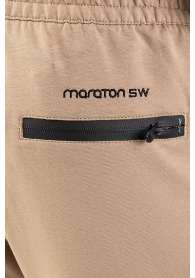 Maraton Sportswear Regular Erkek Ribana Paça Basic Açık Vizon Eşofman Altı 18102-açık Vizon Açık Vizon