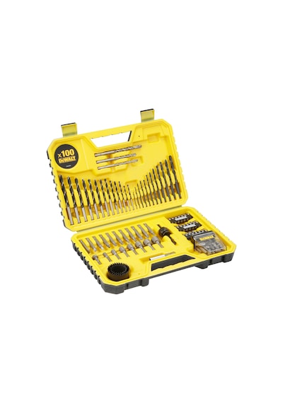 Dewalt DT71563-QZ Metal Ahşap Duvar Vidalama Testere Matkap Ucu Seti 100 Parça