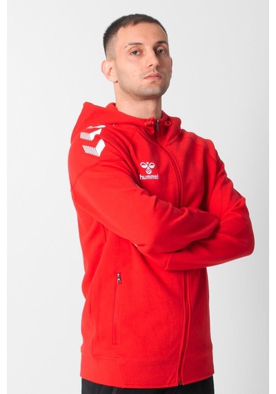 Hummel Armin Pro Pamuklu Sweatshirt Kırmızı
