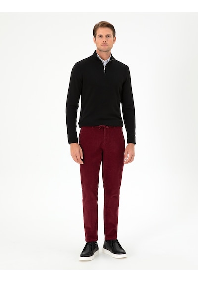 Pierre Cardin Erkek Bordo Pantolon Kanvas-chino 50295927-vr014 Bordo