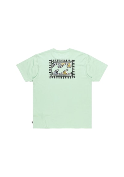 Bıllabong Billabong Crayon Wave Erkek Yeşil Tişört 1208 Çok Renkli