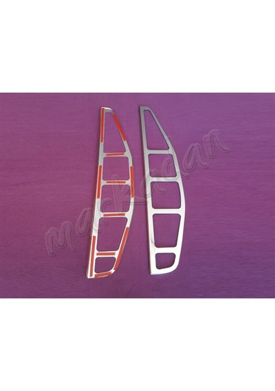 Woc Chrome Fiat Doblo Krom Stop Çerçevesi 2000-2006 2 Parça  Pasla