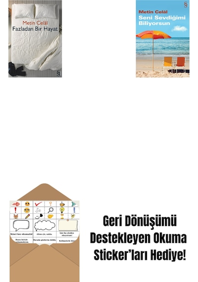 Fazladan Bir Hayat + Seni Sevdiğimi Biliyorsun + Okuma Sticker'ları
