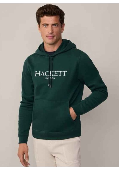 Hackett Koyu Yeşil Erkek Pamuklu Sweatshirt Hm581289