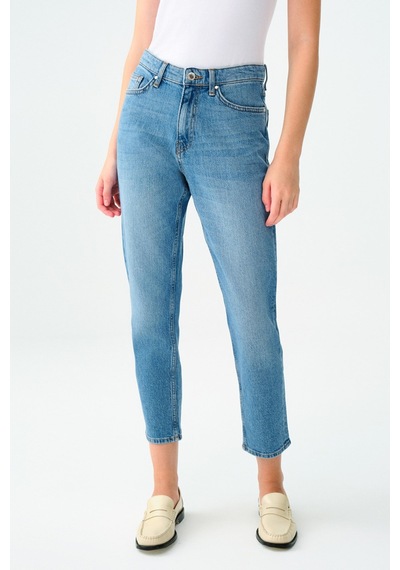 Loft Mom Stella Kadın Pantolon Lf2037084 Mavi