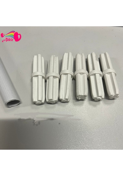 Abbie Rüya Evi Cubuk Birleştirme Parcası Beyaz