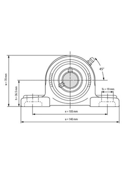 Ucp 205 Yatakli Rulman 25Mm 356625710