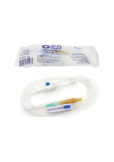 Artımed Kilitli Serum Seti 21 G x 1 1/2 Yeşil 25 Adet