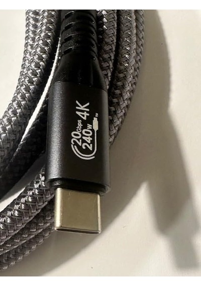 3 Metre 20 Gbps 240w 4k Typec Kablo 3 Metre Usb 3.2 Type-c Type-c Kablo Diğer