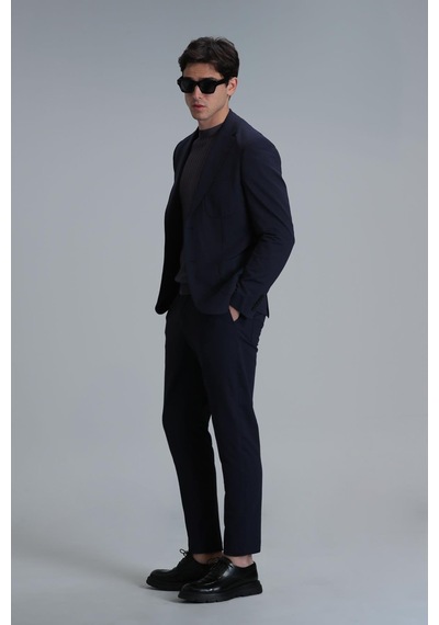 Lufian Hunter Smart Erkek Chino Pantolon Slim Fit Lufian Lacivert