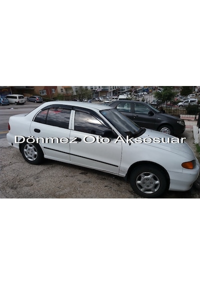 Hyundai Accent Mügen Cam Rüzgarlığı 1995-2000 Arası 4 Lü Ithal N11.19391