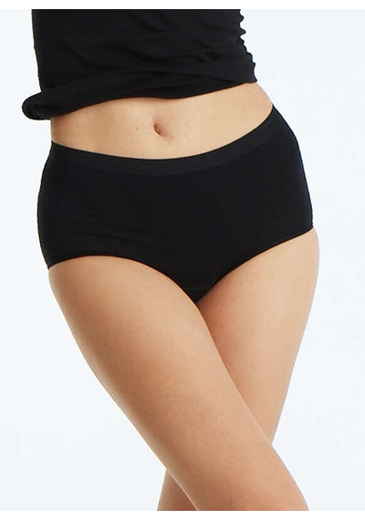 Blackspade 1306 Kadın Essential Midi Slip Siyah Siyah