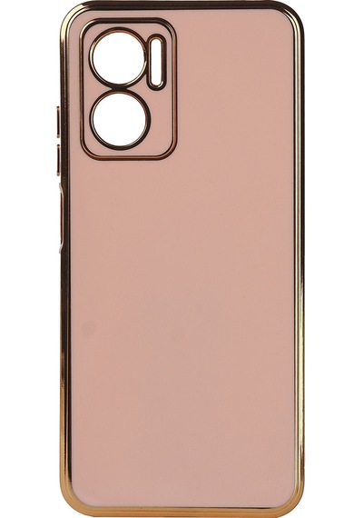 Xiaomi Redmi Note 11E Kılıf Zore Bark Kenarları Altın Renk Kılıf