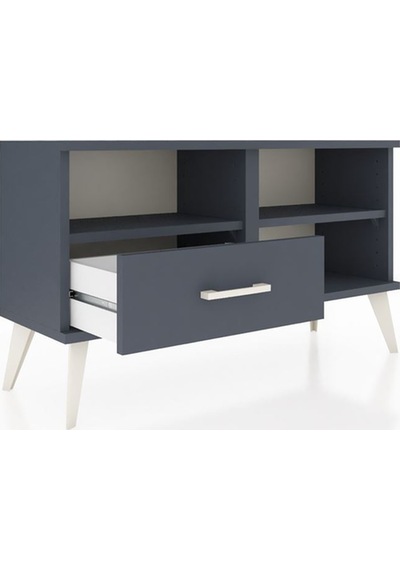Arges Şifonyer 2 Raflı Tek Çekmeceli 88x30x48 Antrasit-antrasit Antrasit Arges Şifonyer 2 Raflı Tek Çekmeceli 88x30x48 Antrasit-antrasit Antrasit